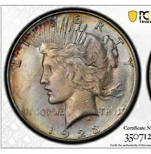 1923 S 平和ドル *トーン* Ms62 PCGS の真の見解 !オファーを出しましょう！｜WORLD RESOURCE【KING店】 229,900円