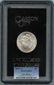 1884-CC モルガン ドル GSA 宝庫 S$1 PCGS MS64