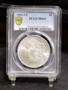 1882-CC モルガン ドル - PCGS MS63 (#50276-L)