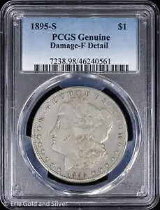 1895-S $1 モーガン シルバー ダラー PCGS 本物の F 詳細｜WORLD RESOURCE【KING店】