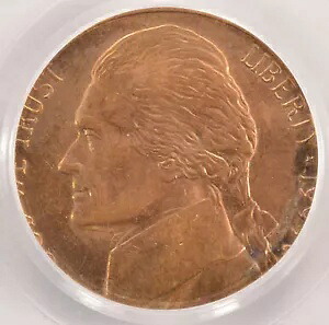 1999-P 5c ジェファーソン ニッケルがセント プランシェ PCGS MS63 RD に衝突｜WORLD RESOURCE【KING店】