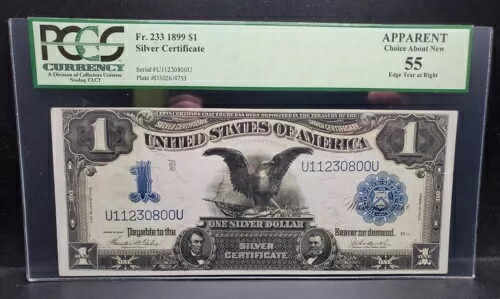 1899 $1 シルバー証明書 FR.233- ブラック イーグル-PCGS 55 選択肢 新品の外観について｜WORLD RESOURCE【KING店】