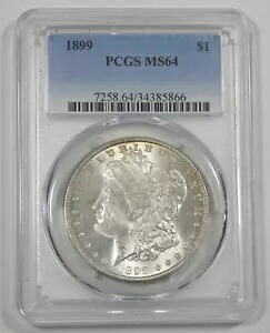 1899 モルガン ドル認定 PCGS MS 64 シルバー ドル｜WORLD RESOURCE【KING店】