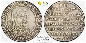 1656 ドイツ製 1/8 ターラー。 PCGS XF40。ザクセン州。トップポップ 1/0+｜WORLD RESOURCE【KING店】