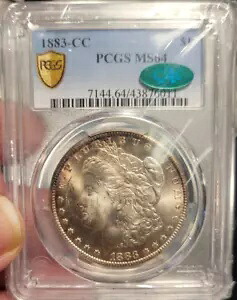 1883-CC モーガン 1 ドル PCGS MS64 CAC 認定 美しいカーソンシティ｜WORLD RESOURCE【KING店】
