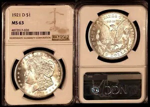 1921-D $1 NGC MS63 PQ モルガン ドル｜WORLD RESOURCE【KING店】