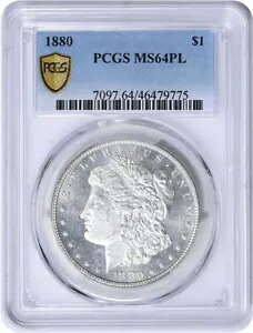 1880 モーガン シルバー ダラー MS64PL PCGS|WORLD RESOURCE【KING店】