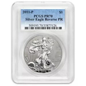 2011-P リバースプルーフ シルバー イーグル PR-70 PCGS 212,850円