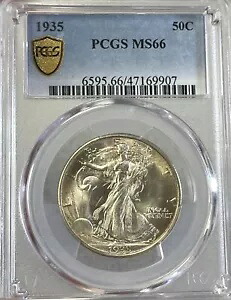 1935年 PCGS MS66 ウォーキング リバティ シルバー ハーフダラー｜WORLD RESOURCE【KING店】 228,800円
