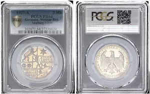 3 マーク 1927-A J.330 マールブルク大学 PCGS PR64 証明 109528