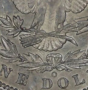 1891 O モーガン ドル PCGS AU-55 VAM-1a1 ULTRA EDS VAM-1a1 E クラッシュ