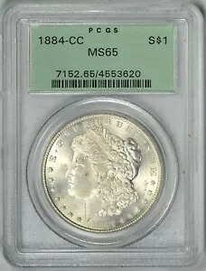 1884-CC PCGS MS65 OGH GEM * カーソンシティ モーガン ドル * #4553620
