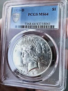 1926-D PCGS MS64 平和ドル