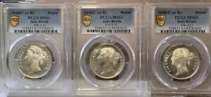 1840 B & C 東インド会社 ルピー PCGS MS63