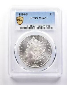 1880-S モーガン シルバー ダラー MS66+ PCGS *9939 234,850円