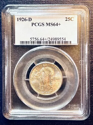 1926-D スタンディング リバティ 25C PCGS MS64+