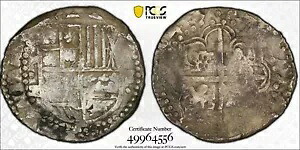 1645 P T ボリビア シルバー 8 REALES PCGS VF 詳細 (海水) Calico-1474｜WORLD RESOURCE【KING店】
