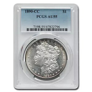 1890-CC モルガン ドル AU-55 PCGS｜WORLD RESOURCE【KING店】
