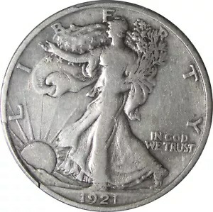 1921 F12 ウォーキング リバティ ハーフダラー、PCGS 49183948|WORLD RESOURCE【KING店】