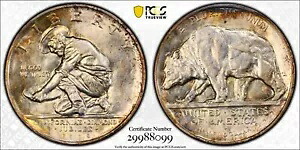 1925-S カリフォルニア ダイヤモンド ジュビリー記念 50c PCGS MS64 - 虹の雲!｜WORLD RESOURCE【KING店】