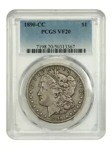 1890-CC $1 PCGS VF20 - モーガン ドル - 人気、希少品 カーソンシティ モーガン｜WORLD RESOURCE【KING店】