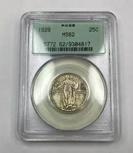 1929 スタンディング リバティ クォーター 25C PCGS OGH MS62- オリジナル!｜WORLD RESOURCE【KING店】