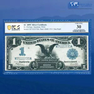 Fr.236 1899 $1 1 ドル銀証明書「BLACK EAGLE」、PCGS 30 #22370|WORLD RESOURCE【KING店】