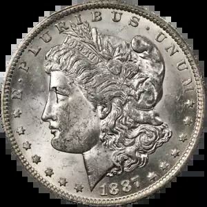 1887-O モーガン シルバー ダラー PCGS MS63 ブラスト ホワイト ナイス アイ アピール｜WORLD RESOURCE【KING店】