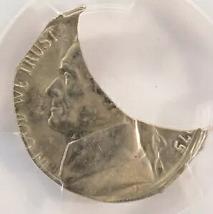 1975 5c ジェファーソン ニッケル 50% トリプル クリップ PCGS MS64｜WORLD RESOURCE【KING店】