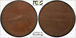 1795 イギリス DH-904 ミドルセックス スティントンズ 1/2 ペニー コンドル トークン PCGS MS64 BN|WORLD RESOURCE【KING店】