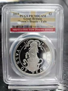 2019 英国女王の獣 - エール大学 PCGS PR-70 DCAM|WORLD RESOURCE【KING店】