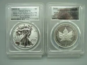 2019 プライド オブ トゥー ネイションズ US セット - PCGS PR 70 ファースト ストライク|WORLD RESOURCE【KING店】