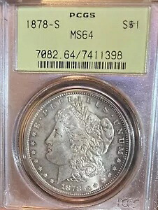 1878-S ああ! PCGS MS64 モルガン シルバー ダラー|WORLD RESOURCE【KING店】