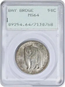 1936-S ベイブリッジ記念シルバーハーフ MS64 PCGS