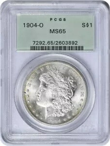 1904-O モーガン シルバー ダラー MS65 PCGS