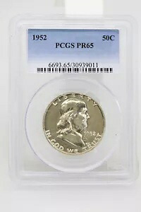 1952 50C フランクリン ハーフダラー PCGS PR65｜WORLD RESOURCE【KING店】