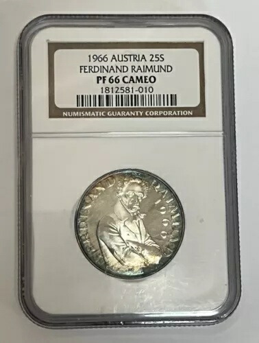 オーストリア　シリング 楽天市場】オーストリア10シリング銀貨 1969年【中古】(65989