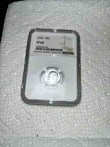 1963 年 ルーズベルト ダイム PF69 NGC 認定