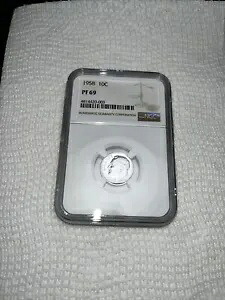 1958 年ルーズベルト ダイム PF69 NGC 認定