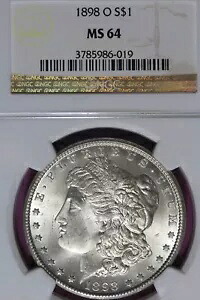 1898 O- NGC MS64 モーガン シルバー ドル #B46974