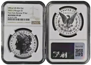 2023 S モーガン シルバー ダラー $1 リバース プルーフ NGC PF69 #377 52,800円