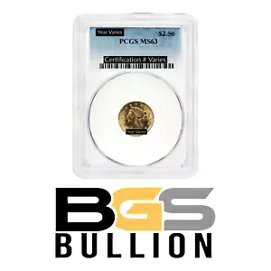 $2.5 ゴールド リバティ クォーター イーグル - PCGS MS63 - ランダム日付｜WORLD RESOURCE【KING店】