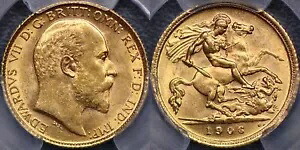 オーストラリア 1906 シドニー ハーフ ソブリン - PCGS MS62|WORLD RESOURCE【KING店】