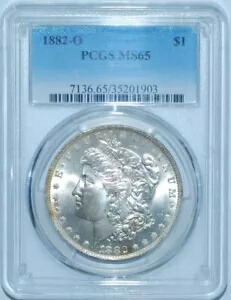 1882 O PCGS MS65 モルガン シルバー ダラー