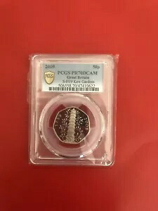 2009 英国 50 ペンス キュー ガーデンズ プルーフ コイン PR70DCAM PCGS