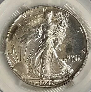 1942 年ウォーキング リバティ ハーフダラー。 PCGS PR66。ジェムプルーフ。