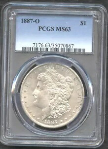 1887-O $1 PCGS MS63-モーガン ドル