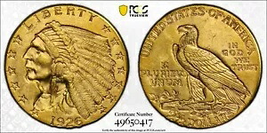 美しさ！ 1926 PCGS MS-62 $2.50 インディアン ヘッド クォーター イーグル ゴールド シールド コイン cb286