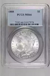 1888 P モルガン シルバー ダラー PCGS MS-66｜WORLD RESOURCE【KING店】