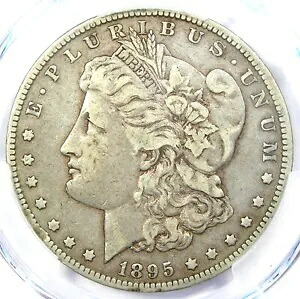 1895-O モーガン シルバー 1 ドル - 認定 PCGS VF25 - 希少な日付コイン!